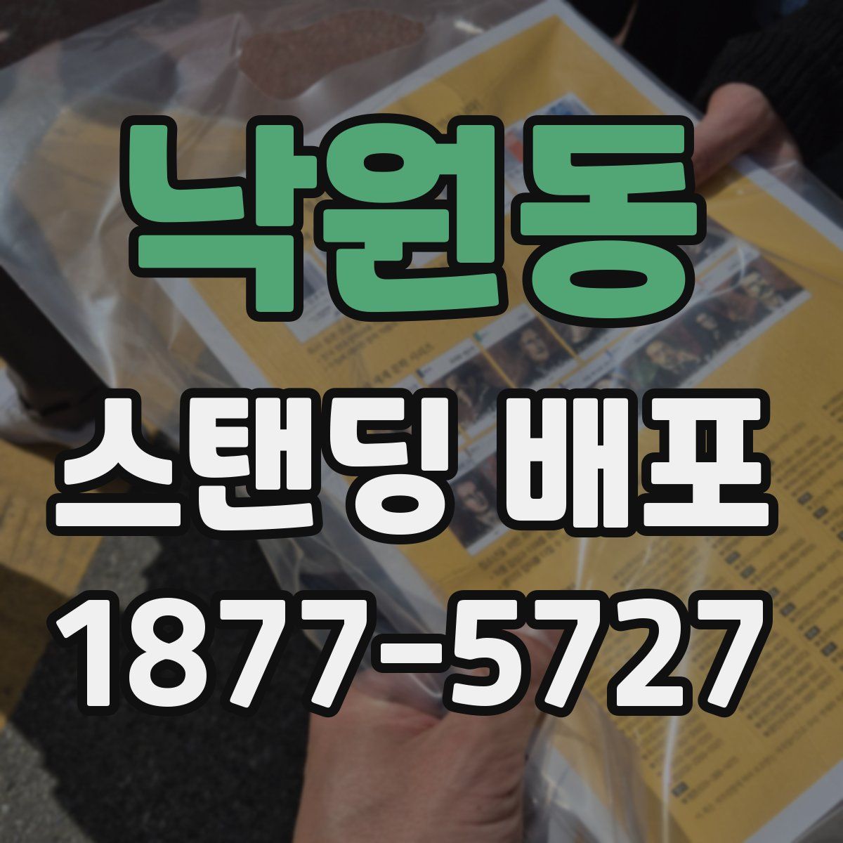 낙원동 스탠딩 배포