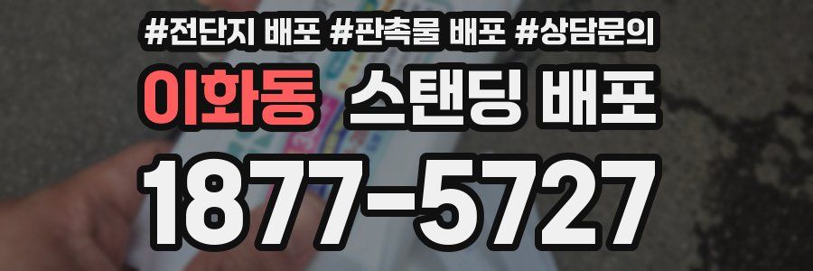 이화동 스탠딩 배포