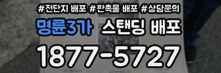 명륜3가 스탠딩 배포