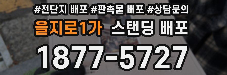 을지로1가 스탠딩 배포