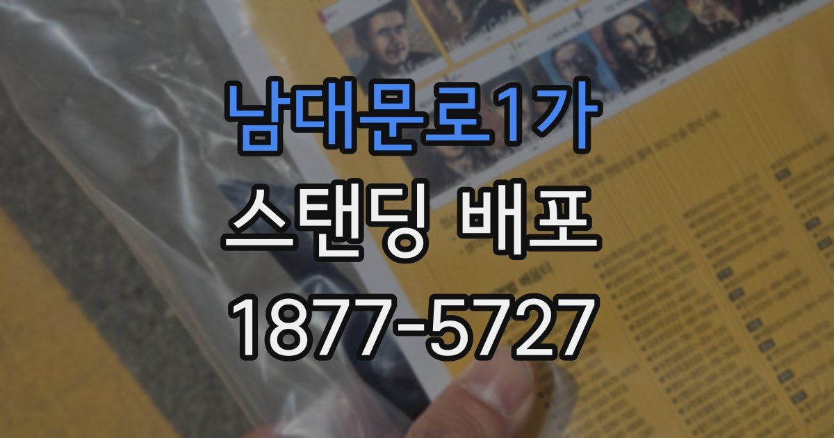 남대문로1가 스탠딩 배포