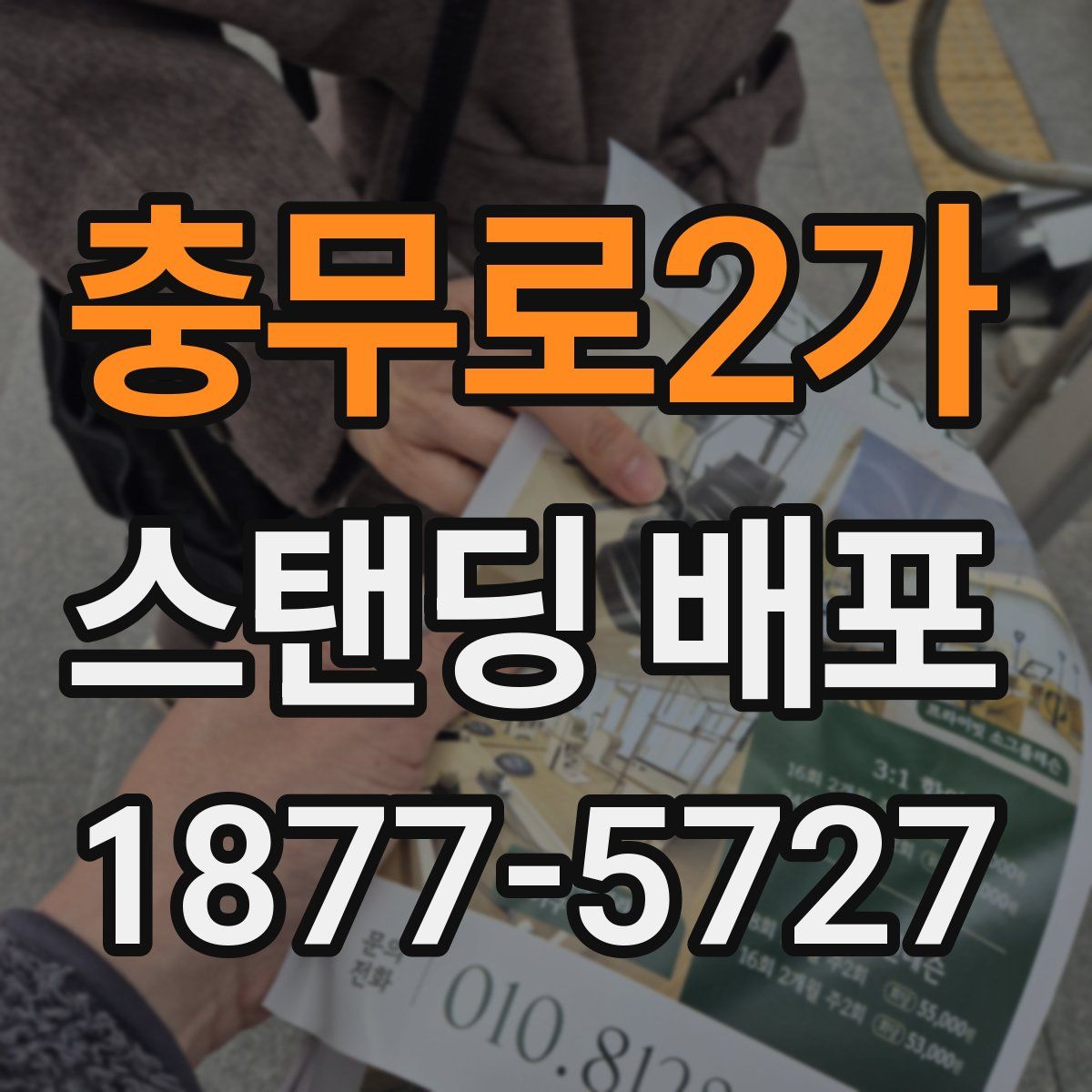 충무로2가 스탠딩 배포