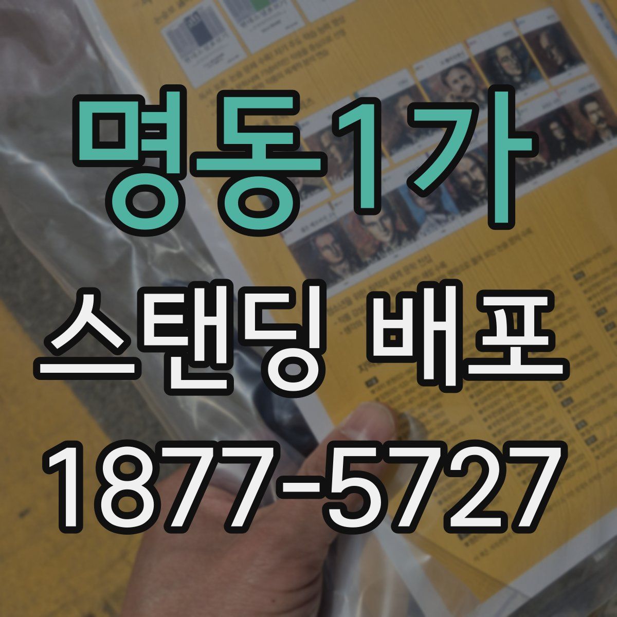 명동1가 스탠딩 배포