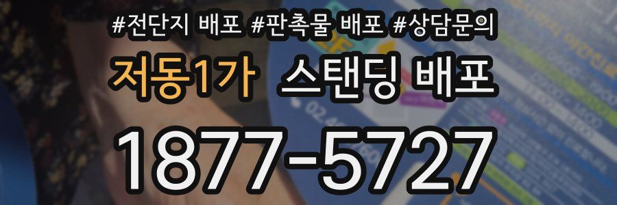 저동1가 스탠딩 배포