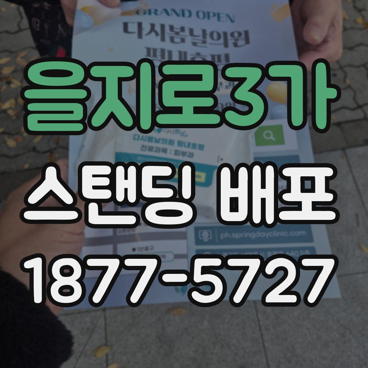 을지로3가 스탠딩 배포