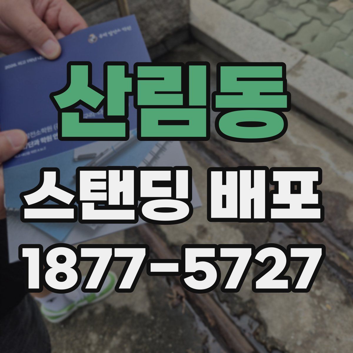 산림동 스탠딩 배포