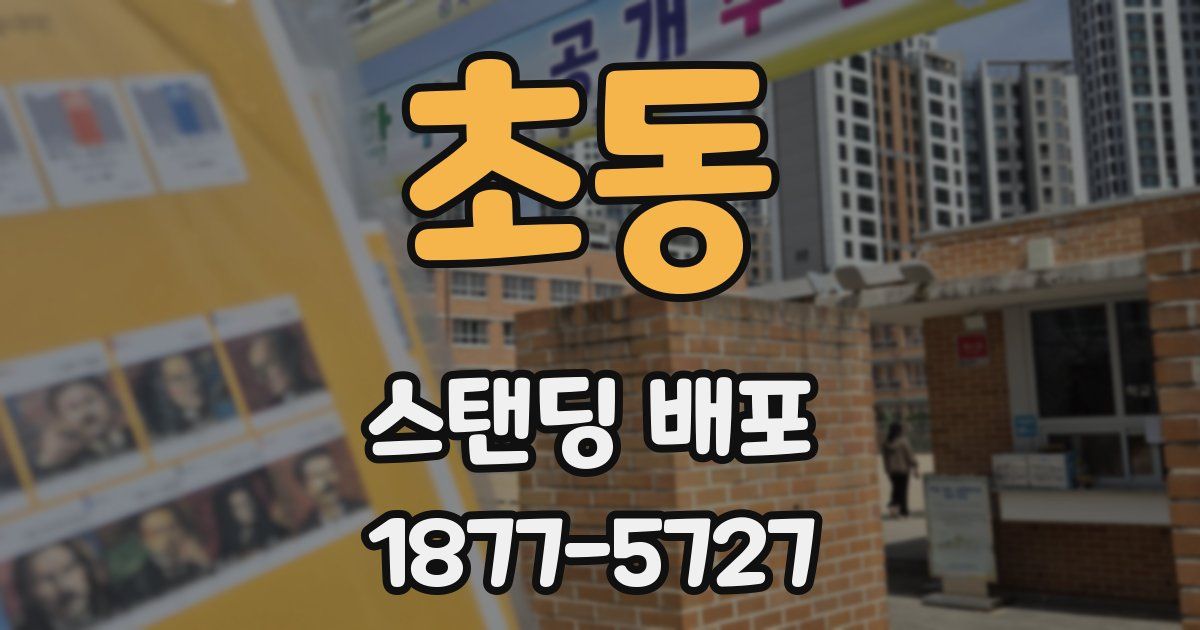 초동 스탠딩 배포