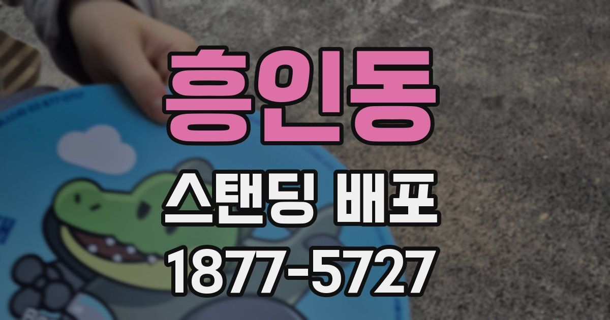 흥인동 스탠딩 배포