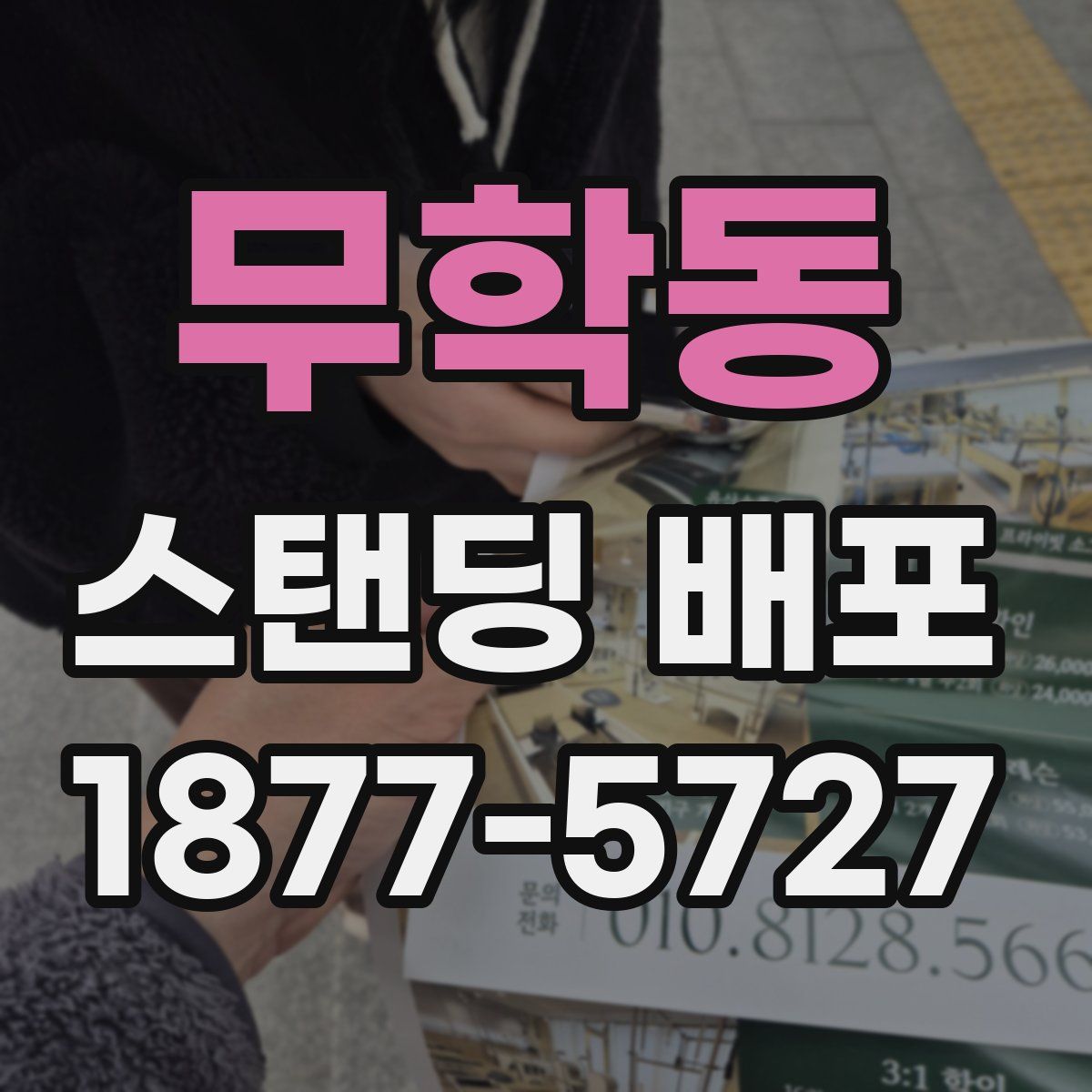 무학동 스탠딩 배포