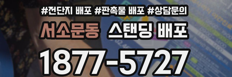 서소문동 스탠딩 배포
