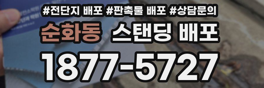 순화동 스탠딩 배포