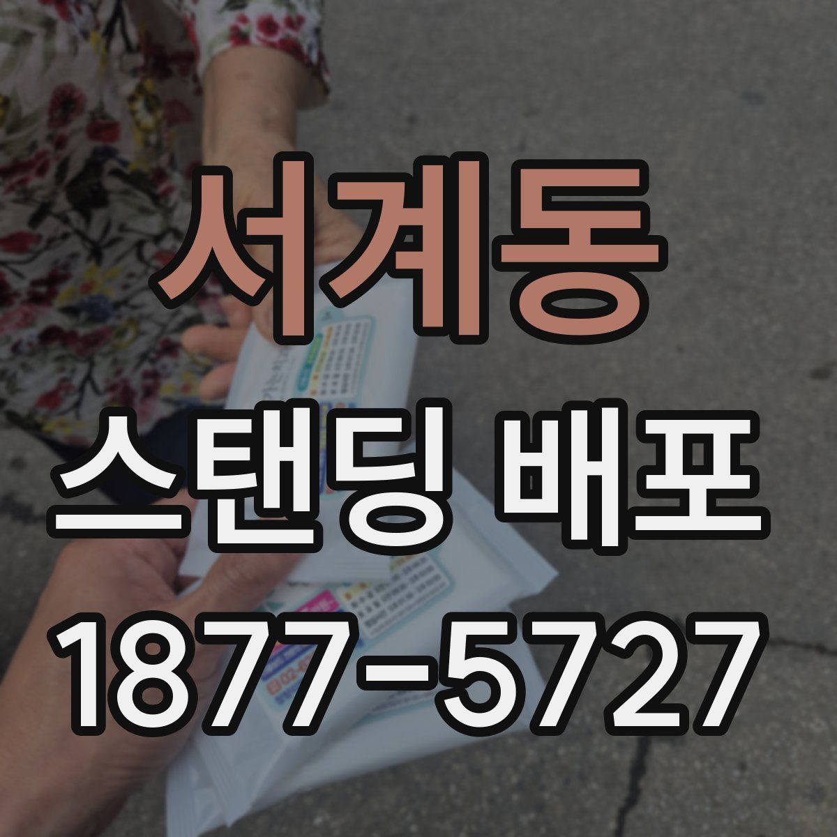 서계동 스탠딩 배포