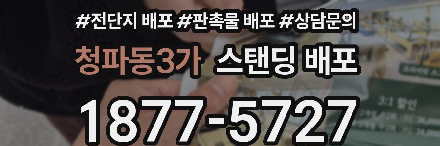 청파동3가 스탠딩 배포