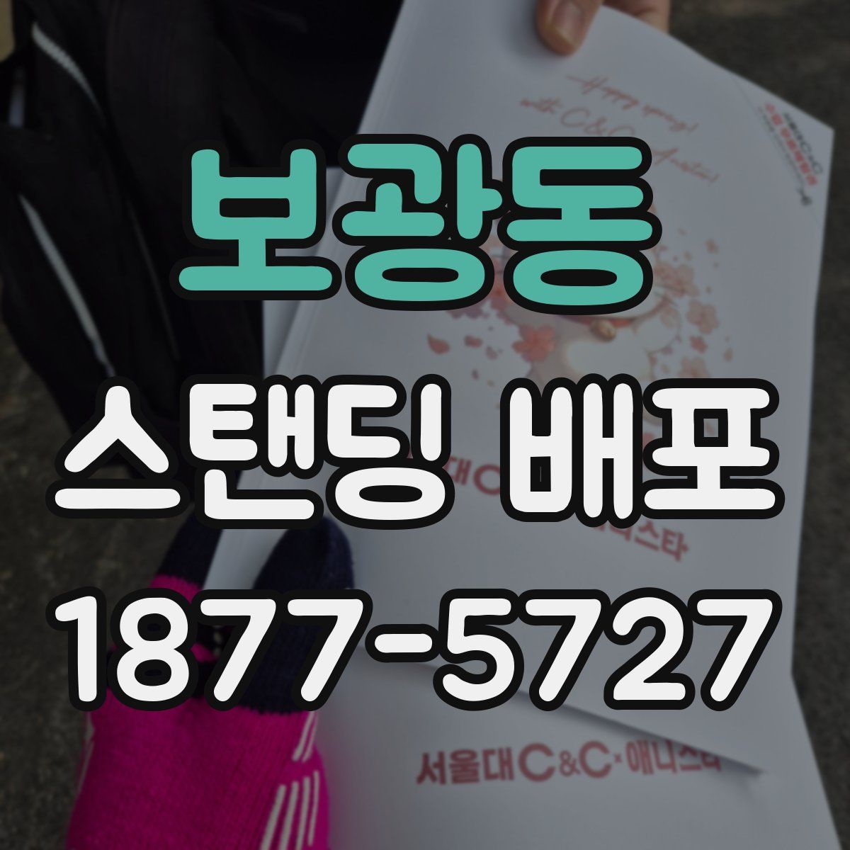 보광동 스탠딩 배포