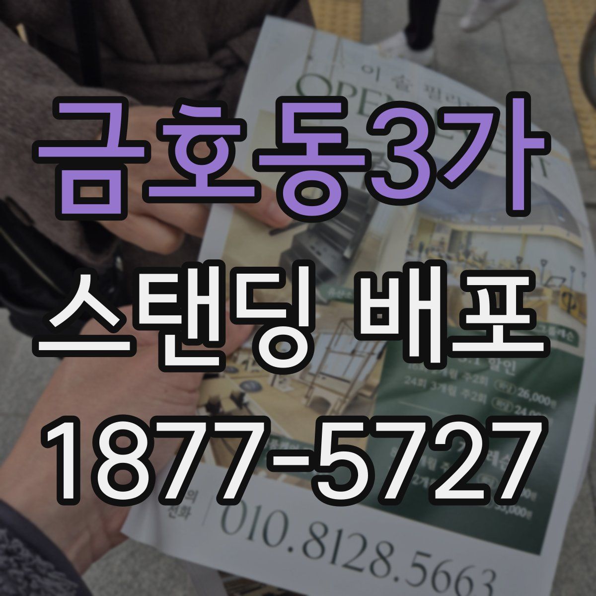 금호동3가 스탠딩 배포