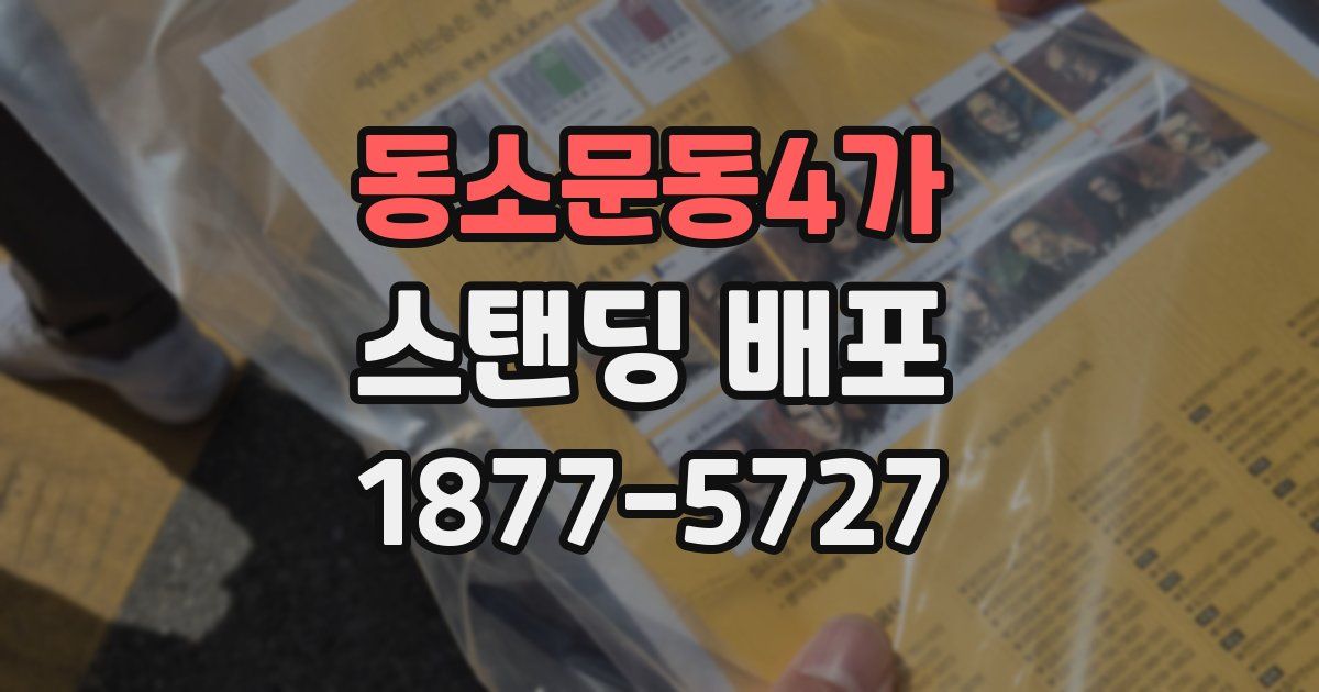 동소문동4가 스탠딩 배포