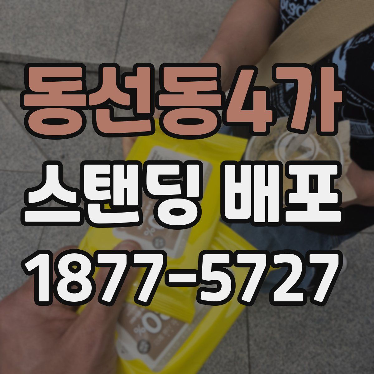 동선동4가 스탠딩 배포