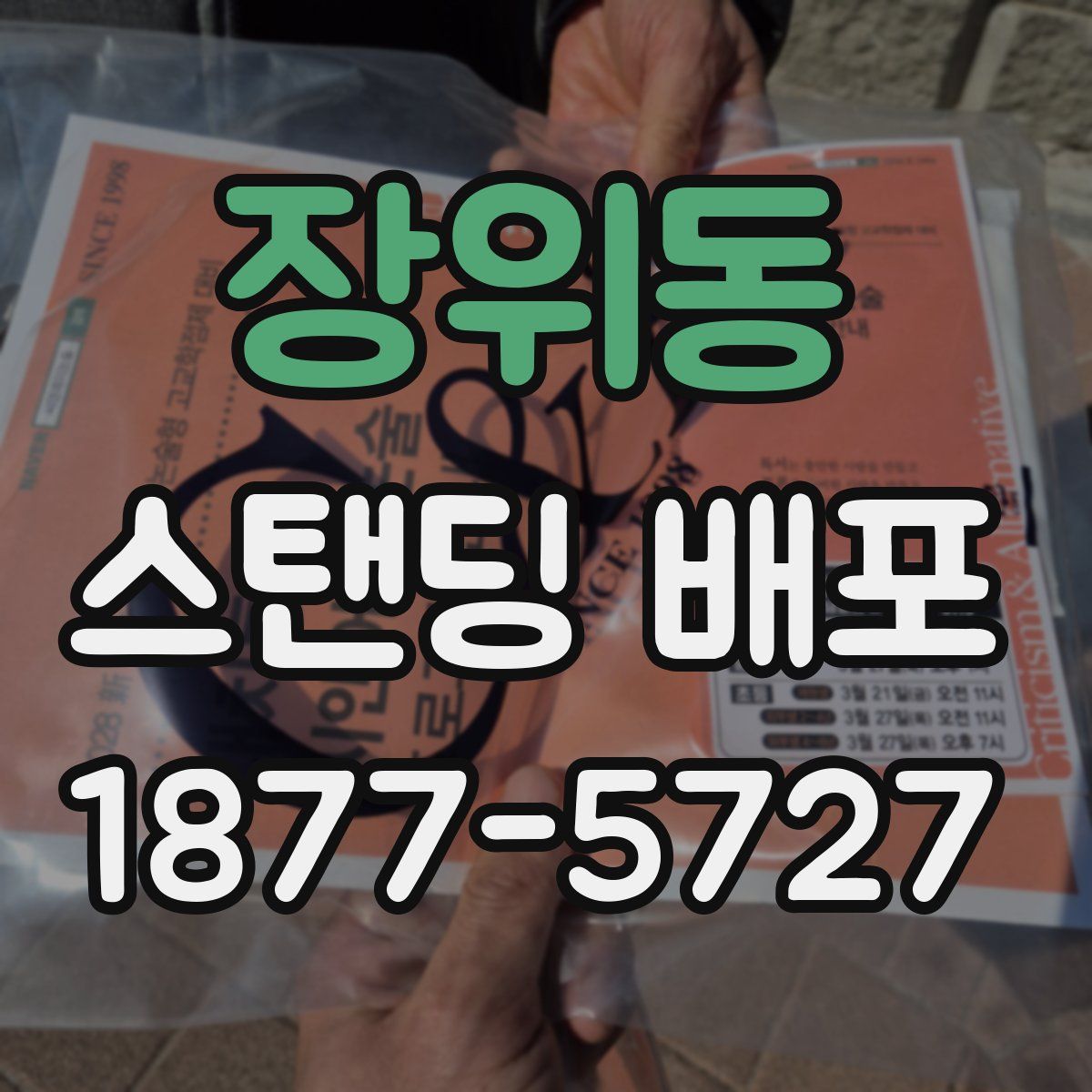 장위동 스탠딩 배포