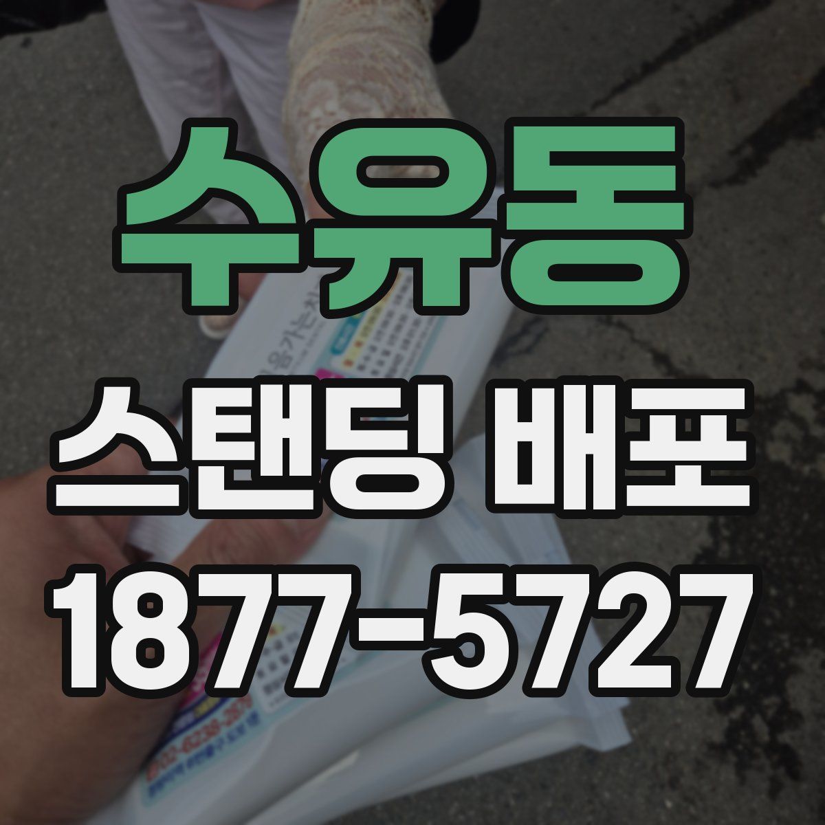 수유동 스탠딩 배포