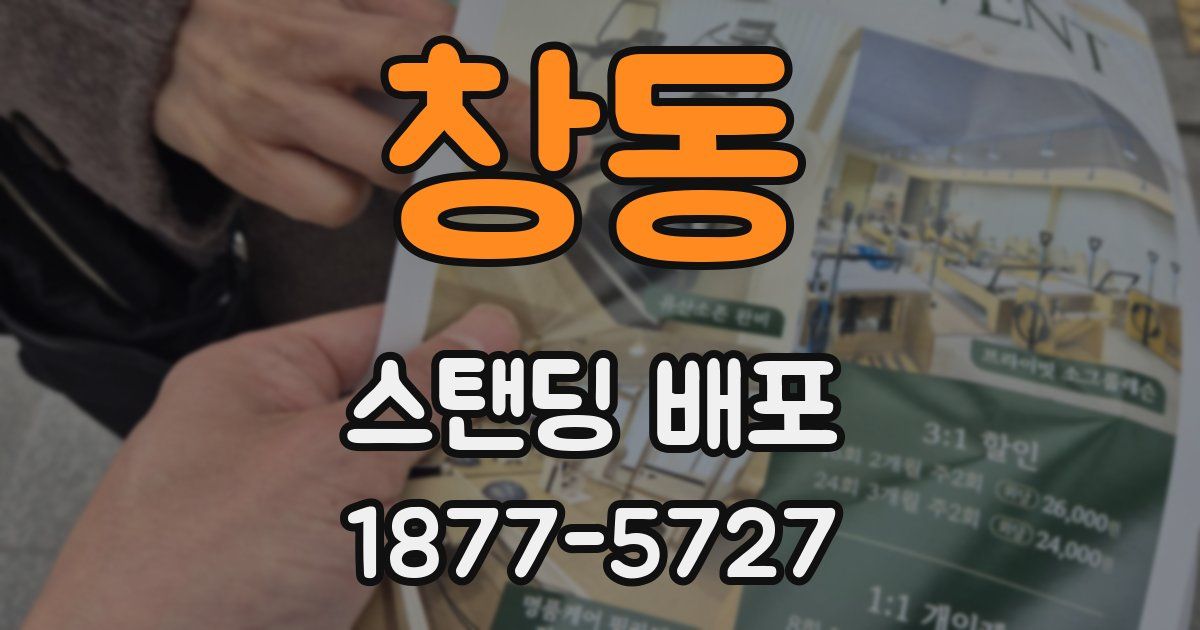 창동 스탠딩 배포