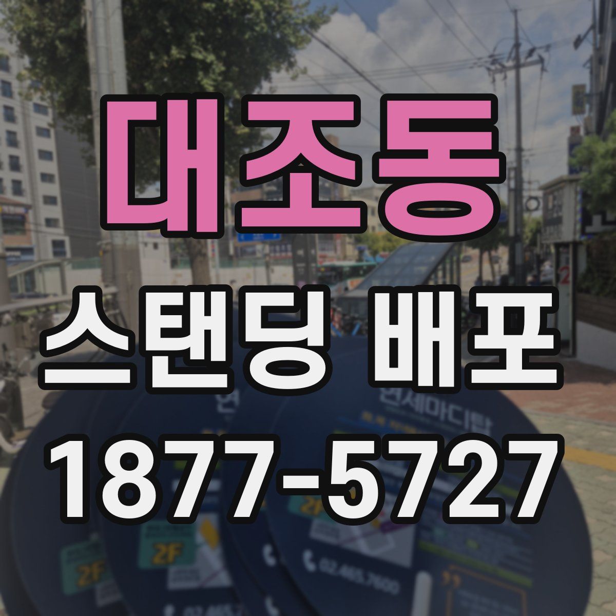 대조동 스탠딩 배포