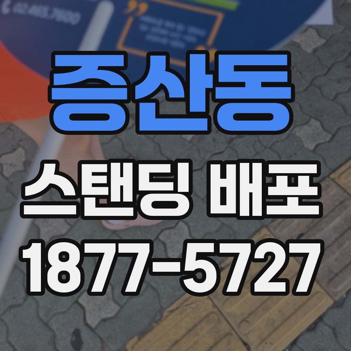 증산동 스탠딩 배포