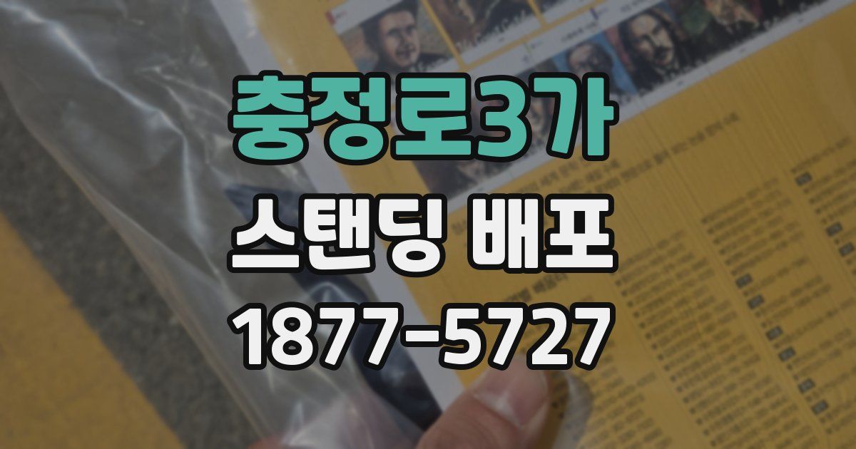 충정로3가 스탠딩 배포