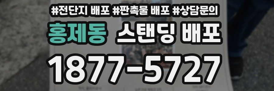 홍제동 스탠딩 배포