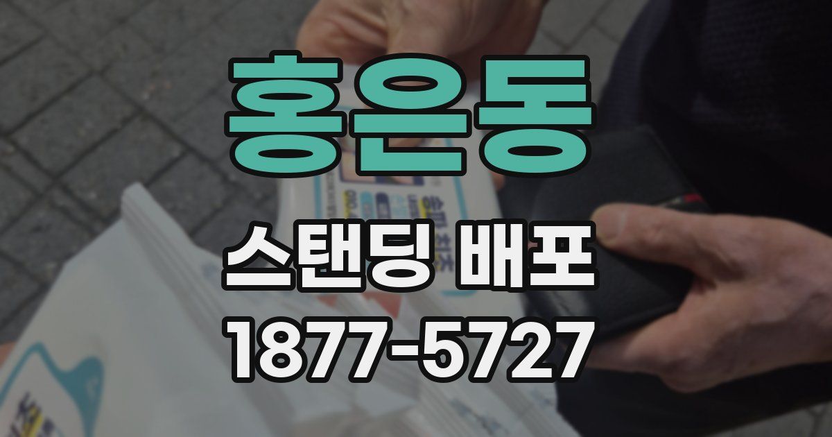 홍은동 스탠딩 배포