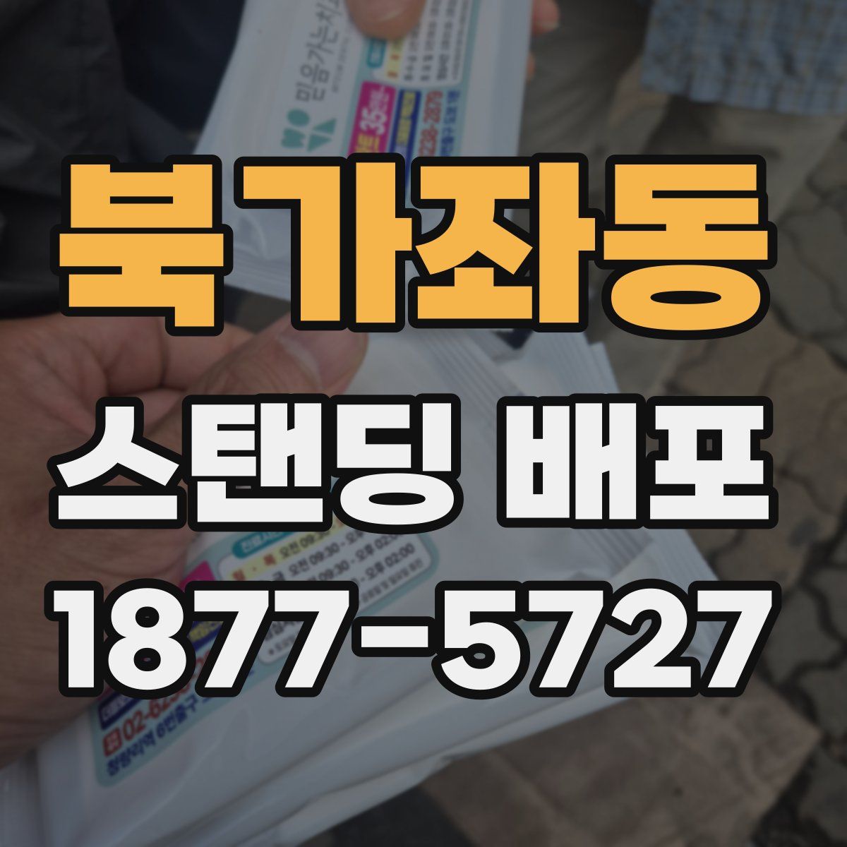 북가좌동 스탠딩 배포