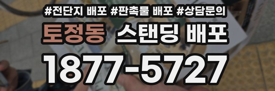 토정동 스탠딩 배포