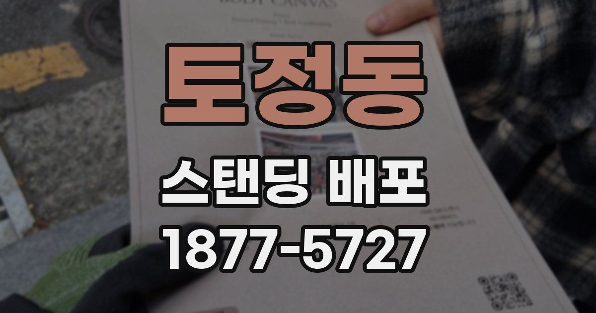 토정동 스탠딩 배포