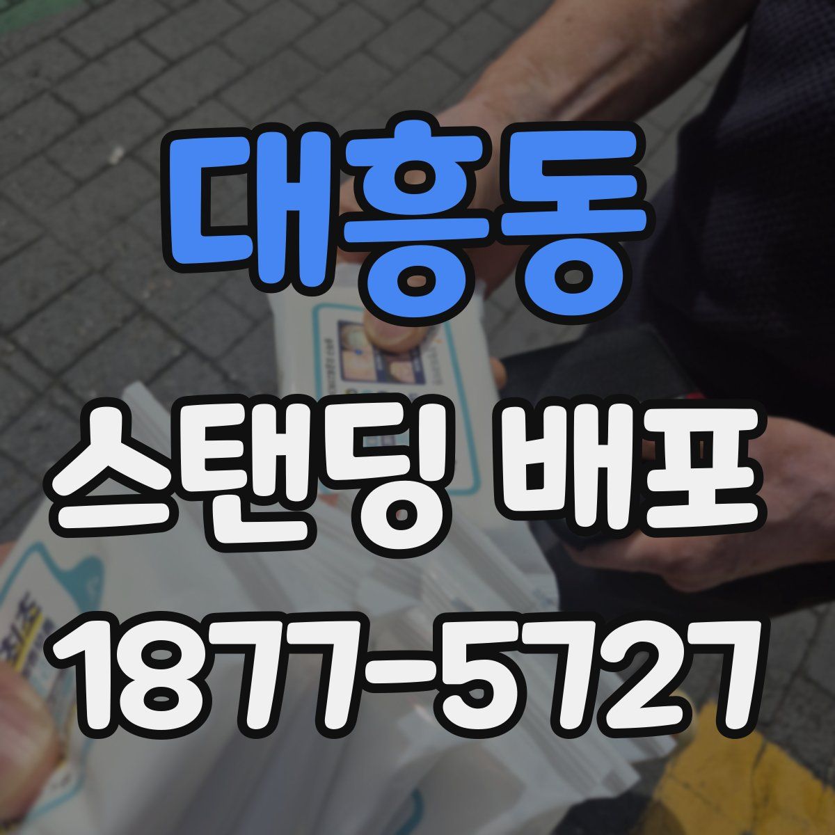 대흥동 스탠딩 배포