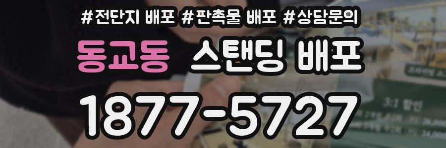 동교동 스탠딩 배포