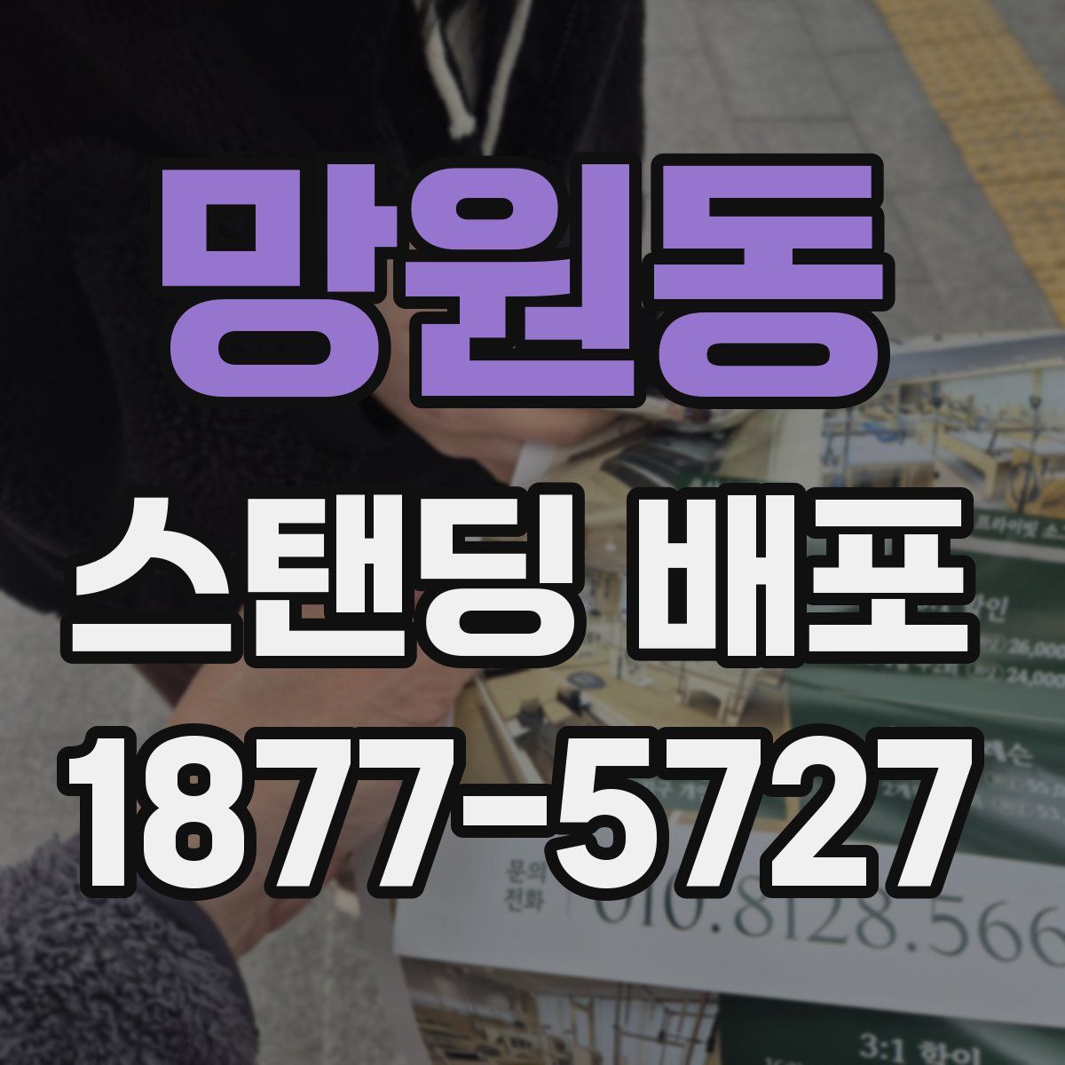 망원동 스탠딩 배포
