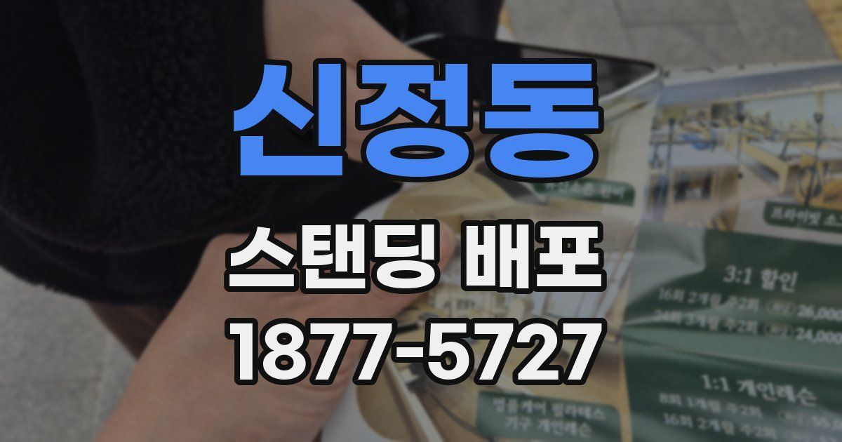 신정동 스탠딩 배포