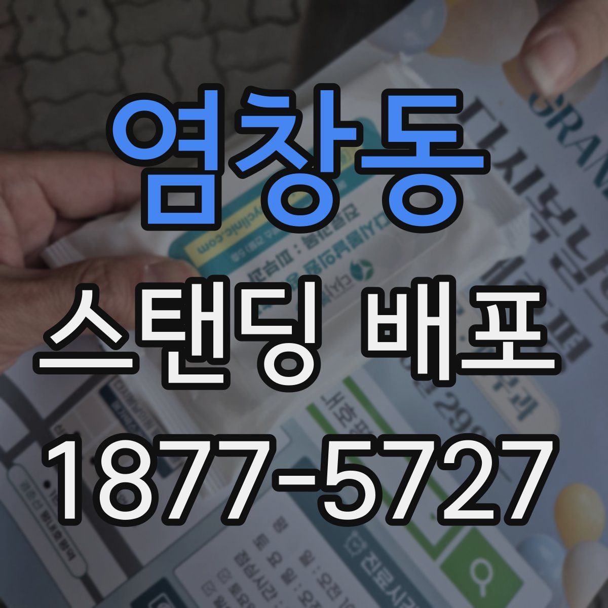 염창동 스탠딩 배포