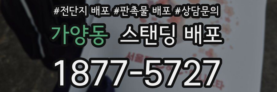 가양동 스탠딩 배포