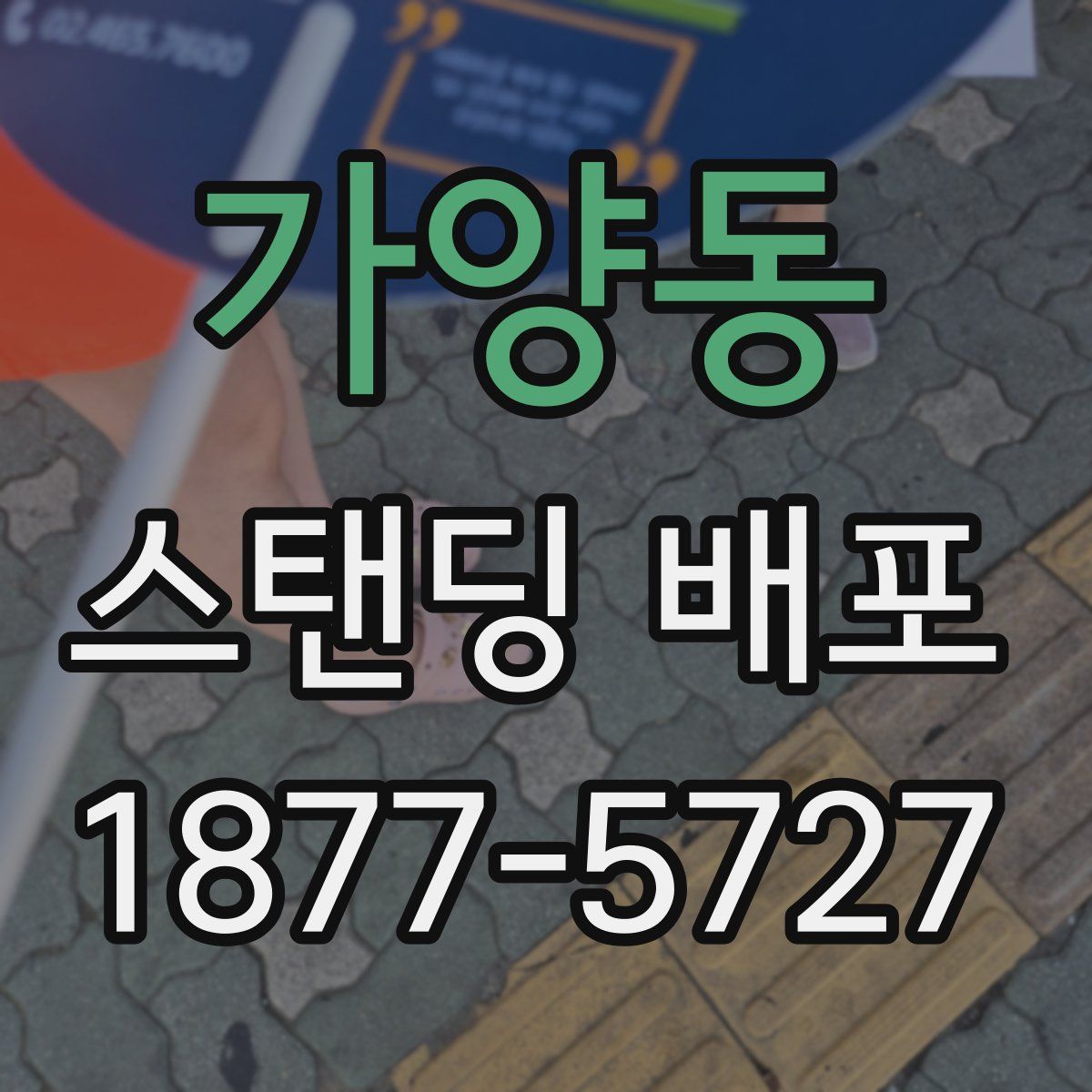 가양동 스탠딩 배포