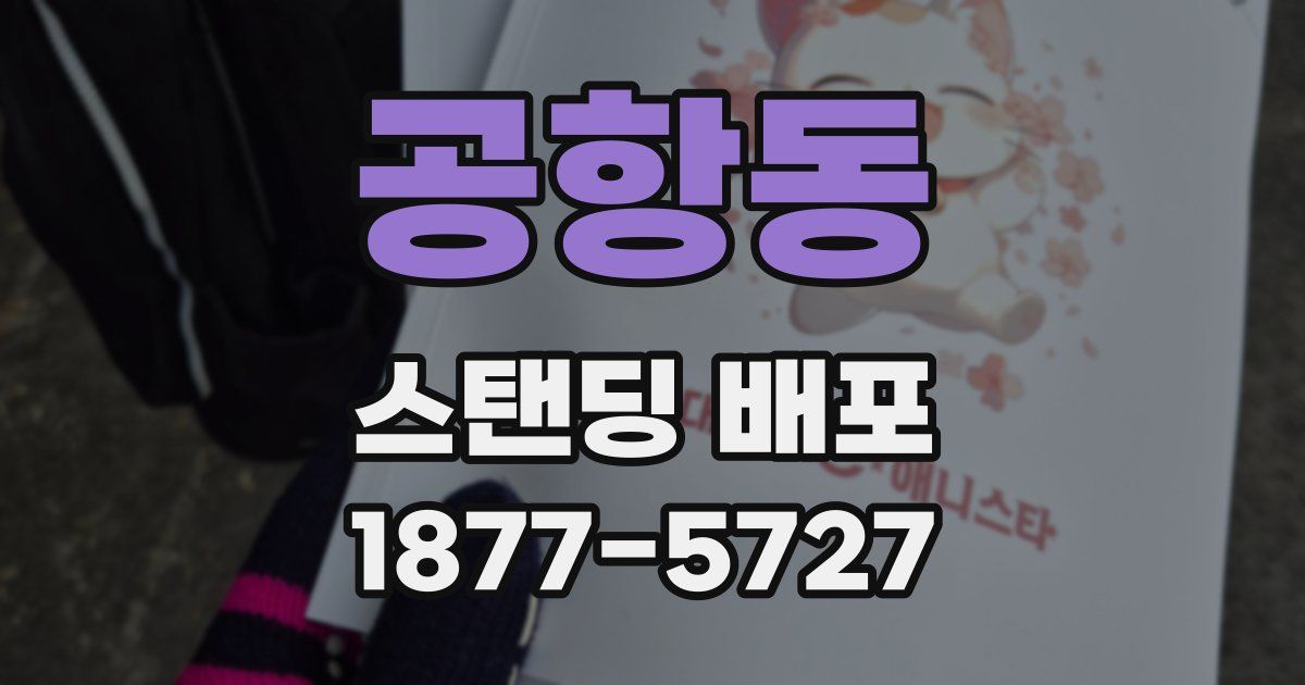 공항동 스탠딩 배포