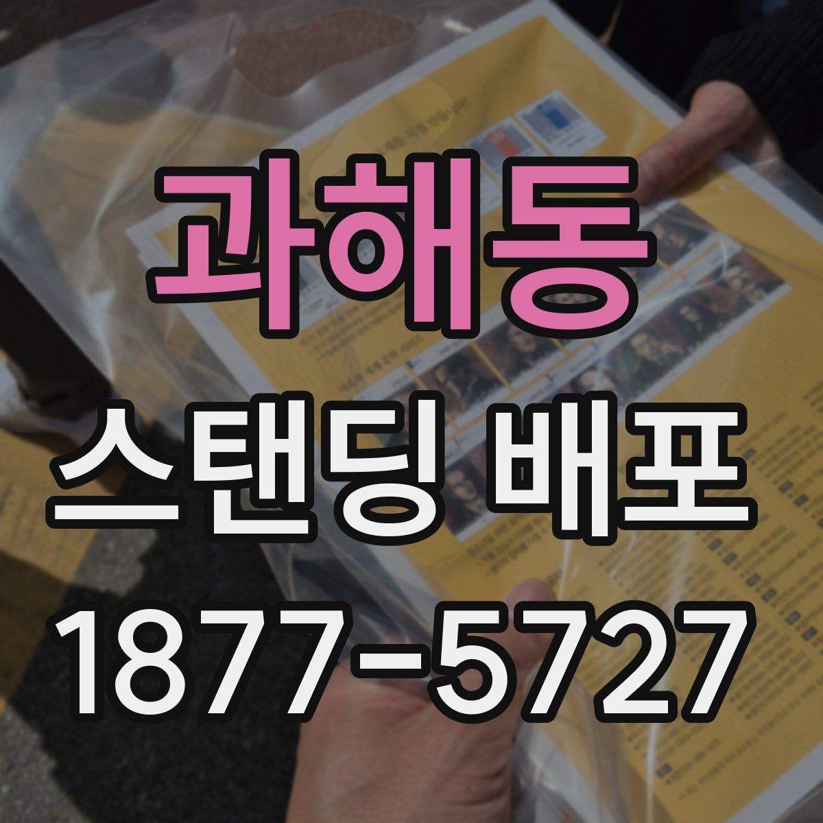 과해동 스탠딩 배포