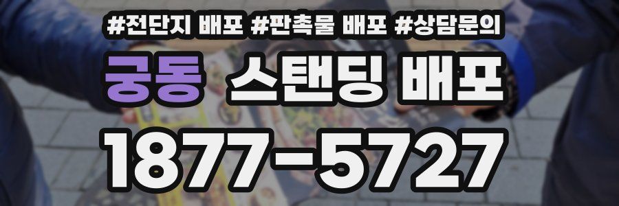 궁동 스탠딩 배포