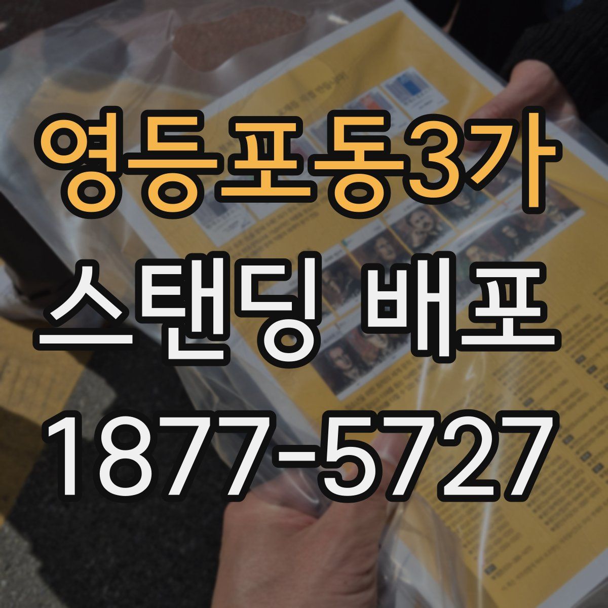영등포동3가 스탠딩 배포