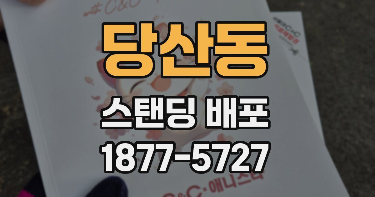 당산동 스탠딩 배포