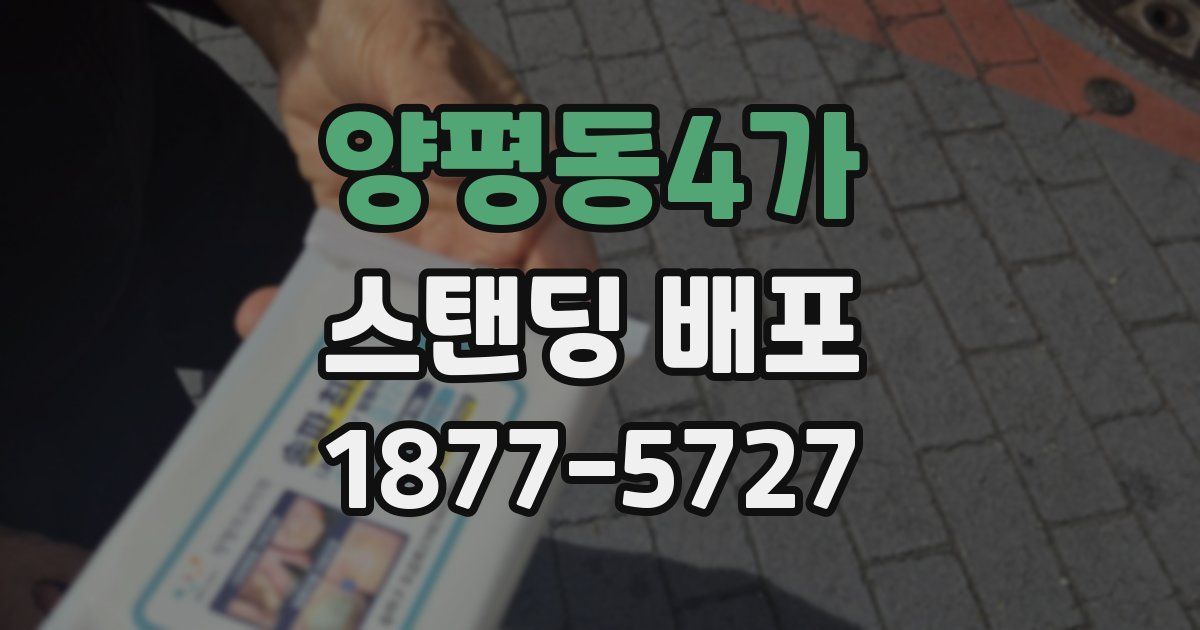 양평동4가 스탠딩 배포