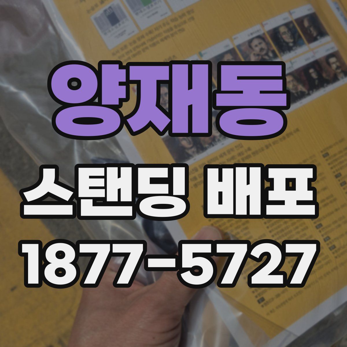 양재동 스탠딩 배포
