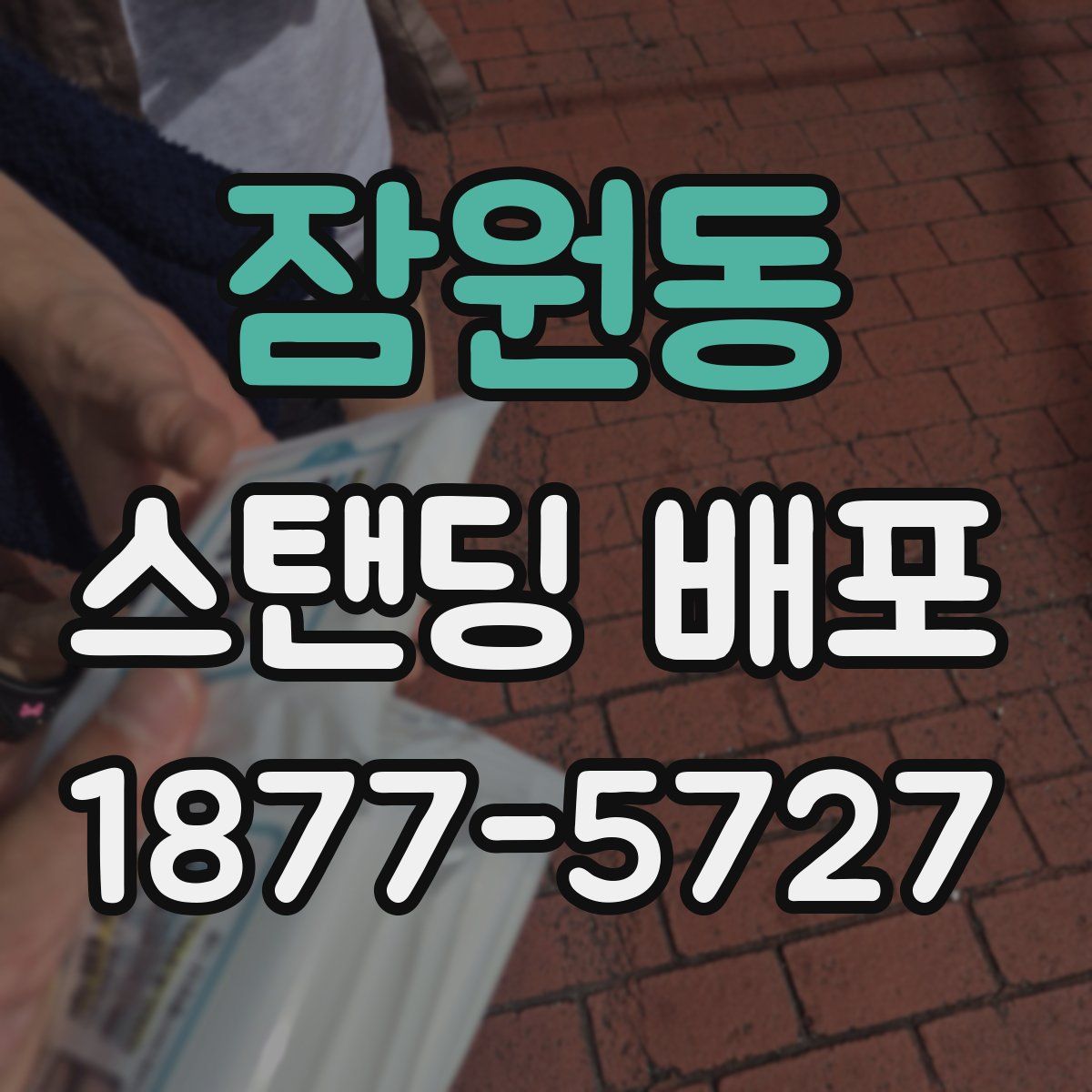잠원동 스탠딩 배포