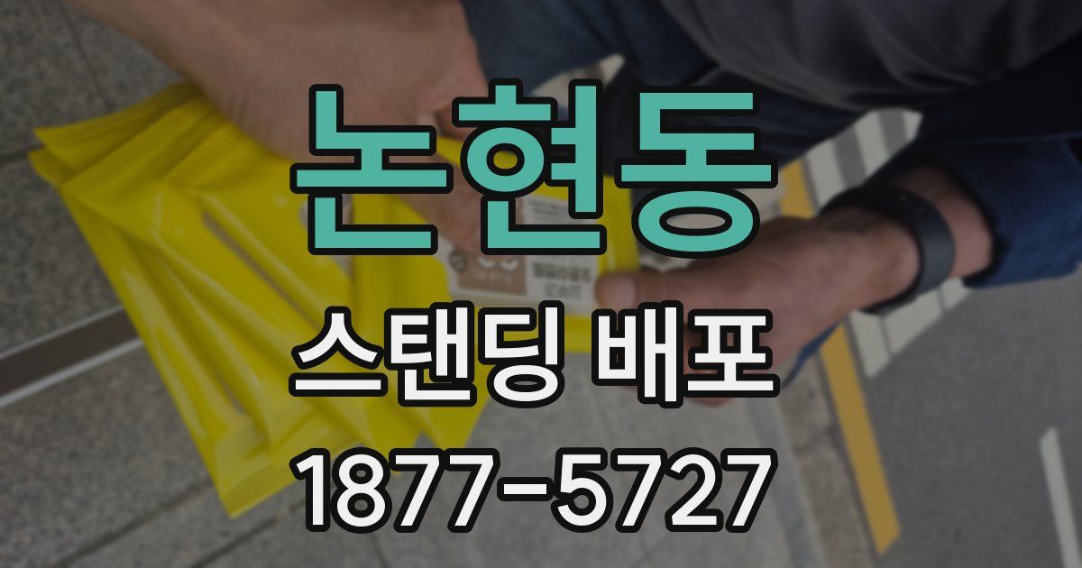 논현동 스탠딩 배포
