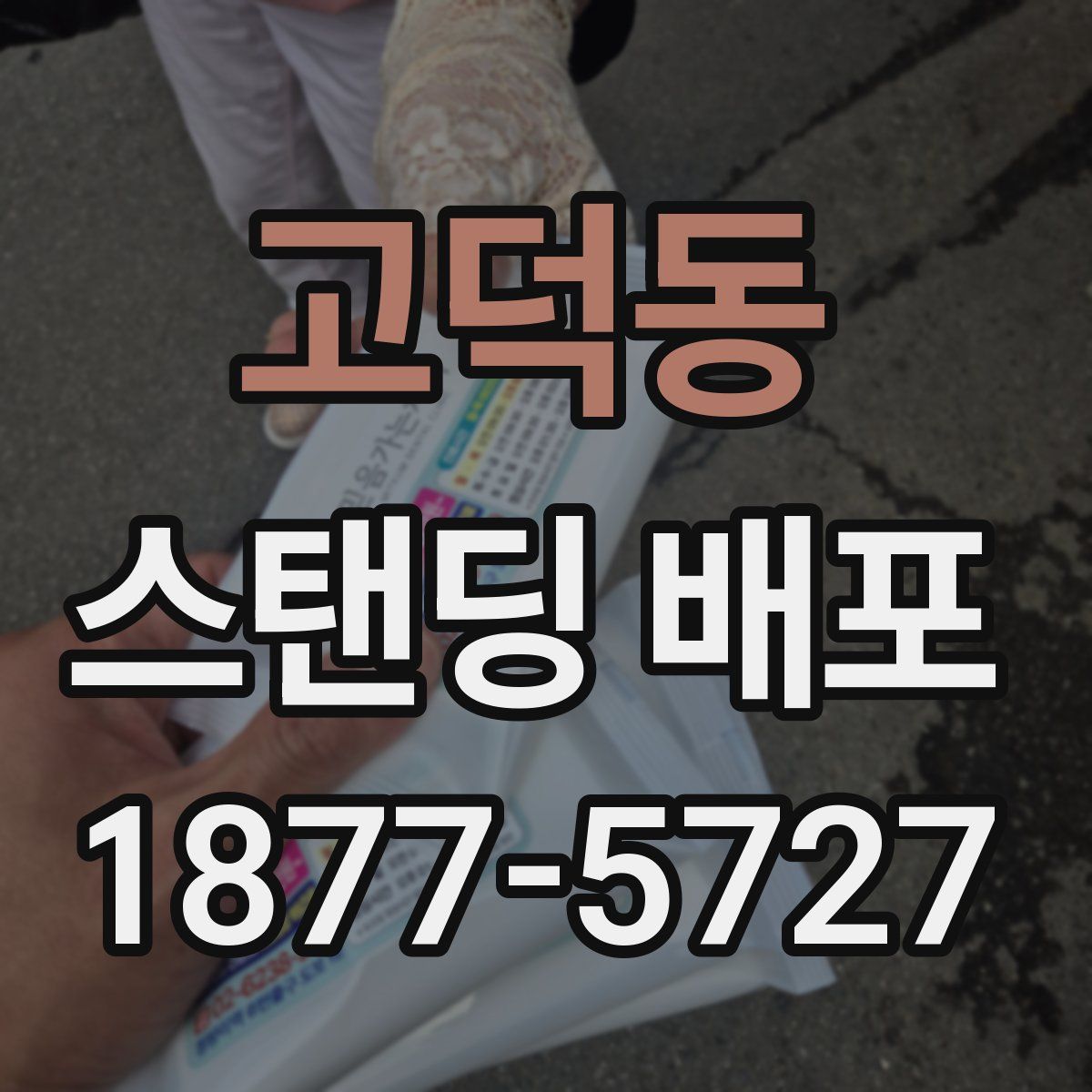 고덕동 스탠딩 배포