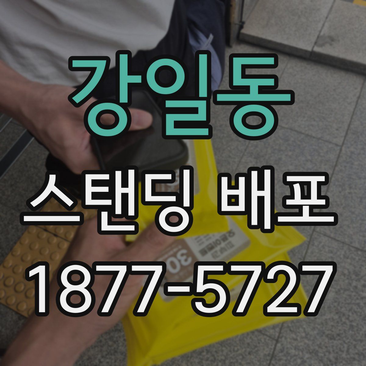 강일동 스탠딩 배포